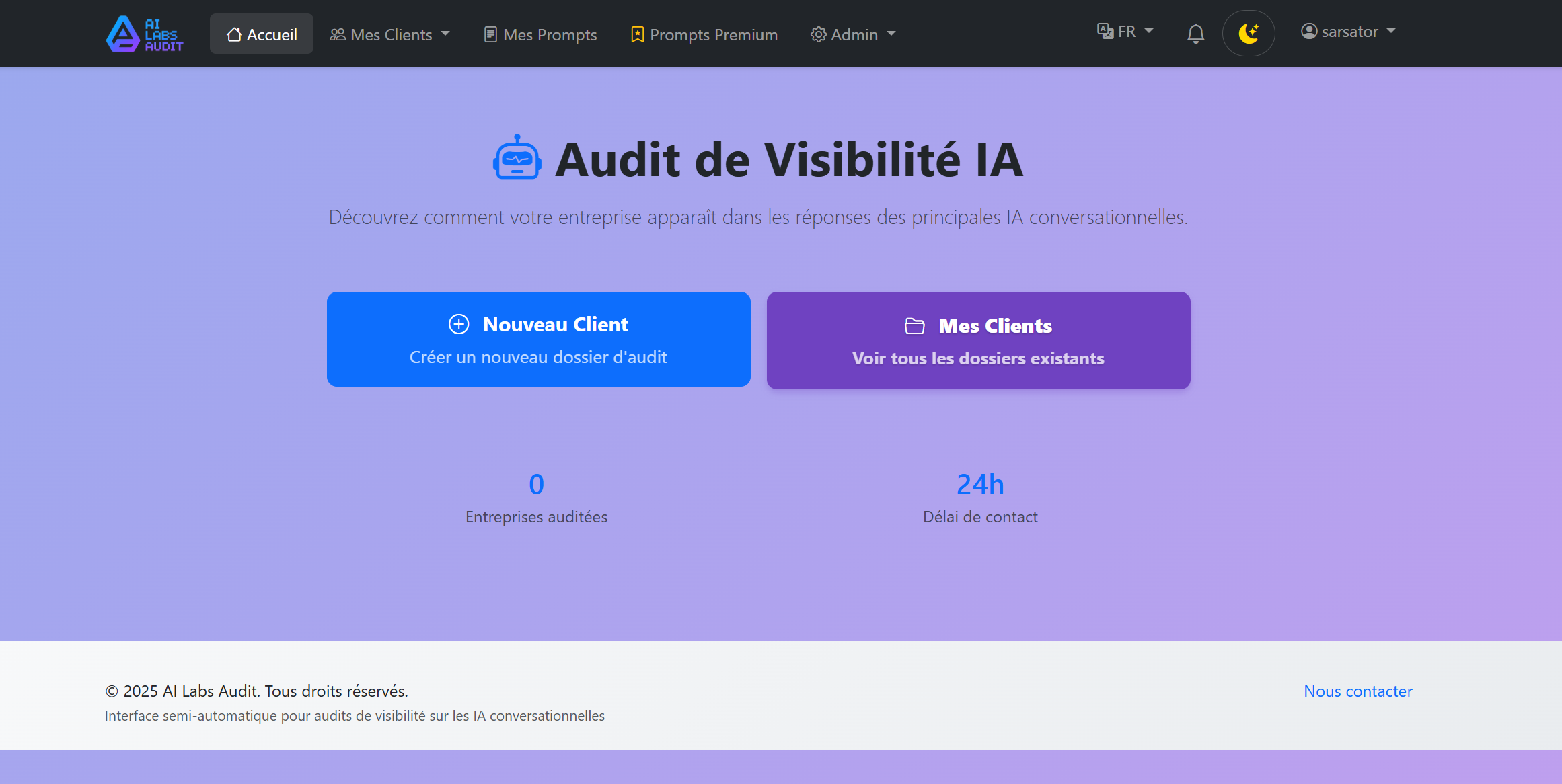 AI Labs Audit - Dashboard